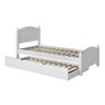 Cama Solteiro Madeira Maciça e Mdf Merk com Cama Auxiliar - 3
