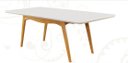 Ver imagem 1 de Mesa de jantar moderna retangular com vidro - Escócia- Art Salas-1,80x0,90 metros - Art Salas