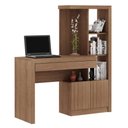 Ver imagem 2 de Escrivaninha Estante com 2 Portas e Gaveta Multimóveis CR25040 Amendoa