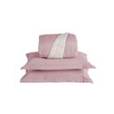 Ver imagem 1 de Kit Cobre Leito Matelado Dupla Face Sherpa de Carneiro 3 Peças Casal 80% Algodão - 20% Poliéster