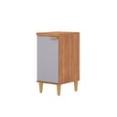 Ver imagem 3 de Balcão Cozinha para Cozinha 1 Porta Elena Bege/Cinamomo/Platina
