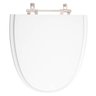 Assento Sanitário Em Mdf Aloha Branco Para Bacia Celite - 1