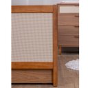 Ver imagem 5 de Cama Paglia Nogueira com Palhinha Natural e Cama Auxiliar