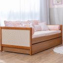 Ver imagem 3 de Cama Paglia Nogueira com Palhinha Natural e Cama Auxiliar