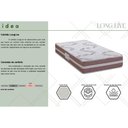 Ver imagem 2 de Cama Box Baú Solteiro: Colchão Espuma D33 Herval Long Live + Base Crc Suede Brown (88x188)