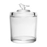 Pote de Cristal C/tampa Bird Transparente 14,5x10,5cm Wolff - 2