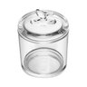 Pote de Cristal C/tampa Bird Transparente 14,5x10,5cm Wolff - 1