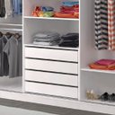 Ver imagem 5 de Guarda-Roupa Casal com Espelho 3 Portas de Correr 4 Gavetas 1902E1 