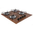 Ver imagem 2 de Cooktop Gás 4 Bocas Ultra Chama 127/220 Madeira