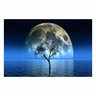 Quadro Árvore Sob o Luar - Tela Única - 120 x 90 cm - Preta - 2