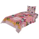 Ver imagem 1 de Jogo de Cama Infantil Lepper Minnie Solteiro 3 Peças Microfibra Rosa