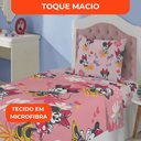 Ver imagem 4 de Jogo de Cama Infantil Lepper Minnie Solteiro 3 Peças Microfibra Rosa