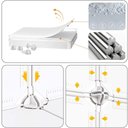 Ver imagem 5 de Guarda Roupa Modular Vintage Preto Portatil Armario Sapateira Organizador Brinquedos Cabideiro