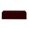 Calçadeira Baú Navi 160 para Cama Queen Z-002 Sued Bordô Aradecor - 2