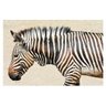 Quadro Zebra Horizontal Preto e Branco - Tela Única - 150 x 100 cm - Branca - 2