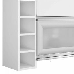 Armário Aéreo 3 Portas e Adega Elegance Espresso Móveis - 6 Armário Aéreo 3 Portas e Adega Elegance Espresso Móveis - 6