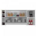 Ver imagem 3 de Armário Aéreo 3 Portas e Adega Elegance Espresso Móveis