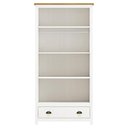 Ver imagem 3 de Guarda Roupa Solteiro Topázio 2 Portas e 1 Gaveta Branco/freijó - Finestra Móveis