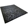Tapete De Couro Preto Café 2,50x3,00 Com Bordas - 2