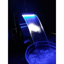 CASCATA NAJA MÉDIA ESCOVADO COM LED + CENTRAL RGB - 4