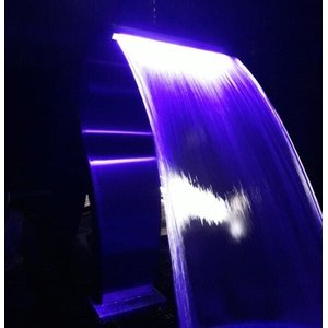 CASCATA NAJA GRANDE ESCOVADO COM LED RGB