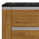 Ver imagem 7 de Balcão com Tampo MDF 2 Portas 3 Gavetas e Porta Condimentos Veneza Espresso Móveis