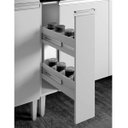Ver imagem 6 de Balcão com Tampo MDF 2 Portas 3 Gavetas e Porta Condimentos Veneza Espresso Móveis