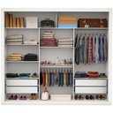 Ver imagem 3 de Guarda-Roupa Lotse Sem Espelho Branco Carioca Móveis