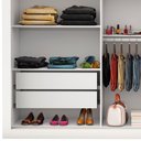 Ver imagem 4 de Guarda-Roupa Lotse Sem Espelho Branco Carioca Móveis