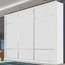 Ver imagem 1 de Guarda-Roupa Lotse Sem Espelho Branco Carioca Móveis