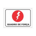 Ver imagem 2 de Kit 3 Placa Sinalização Portas Quadro de Força 19,5cmx14cm