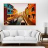 Quadro Cidade Cores Luxo - Tela Única - 150 x 100 cm - Chassi - 1