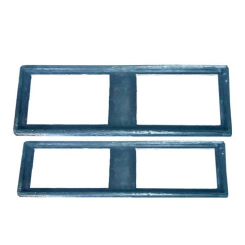 Suporte para Ralo Linear para Área Externa Piscina Grelha de Alumínio. 10x50x1 Cm