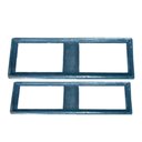 Ver imagem 1 de Suporte para Ralo Linear para Área Externa Piscina Grelha de Alumínio. 10x50x1 Cm