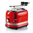 Ver imagem 2 de Torradeira Elétrica Ariete Moderna Vermelha 2 Fatias 6 Níveis 750w 110v - Modelo 149