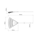 Ver imagem 3 de Vassoura Com 30 Dentes Tramontina Em Polipropileno Preto Com Cabo De Madeira 120 Cm Tramontina