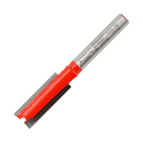 Fresa Reta Paralela Ø 10,0 x 25,4 mm Topo Cortante Haste 06 mm MM-01006 Freud