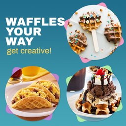 Elite Gourmet Ewm460 Waffle Maker Rotativo 5” Preto 1.25qt - 6
