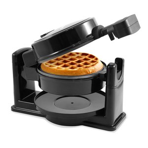 Elite Gourmet Ewm460 Waffle Maker Rotativo 5” Preto 1.25qt