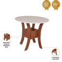 Ver imagem 2 de Mesa Redonda Maya 90 Cm de Diâmetro Mdf