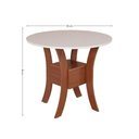 Ver imagem 3 de Mesa Redonda Maya 90 Cm de Diâmetro Mdf