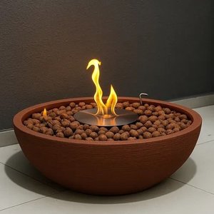 Lareira Ecológica Externa Álcool Queimador Inox 304 - 75 Cm - Porak