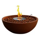 Ver imagem 5 de Lareira Ecológica Externa Álcool Queimador Inox 304 - 75 Cm - Porak