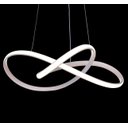 Ver imagem 3 de Lustre Pendente Moderno Infinity Led 50w Branco 4000k Branco Neutro Bivolt