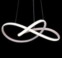 Ver imagem 3 de Lustre Pendente Moderno Infinity Led 50w Branco 4000k Branco Neutro Bivolt