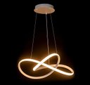 Ver imagem 2 de Lustre Pendente Moderno Infinity Led 50w Branco 4000k Branco Neutro Bivolt