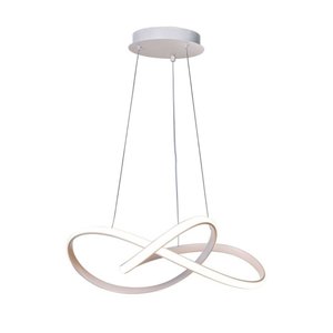 Lustre Pendente Moderno Infinity Led 50w Branco 4000k Branco Neutro Bivolt