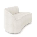 Ver imagem 7 de Sofá 2 Lugares Orgânico 140cm Morgan e Poltrona Lua Bouclê Off White D03 - D'Rossi