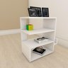 Estante De Livros E-Nichos En50601Lv MDF Branco - 1
