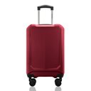 Ver imagem 1 de Mala de Viagem Bordo 10kg Abs Rígida Rodas 360º Duplas Cadeado Segredo Gladiador A6mb:cereja